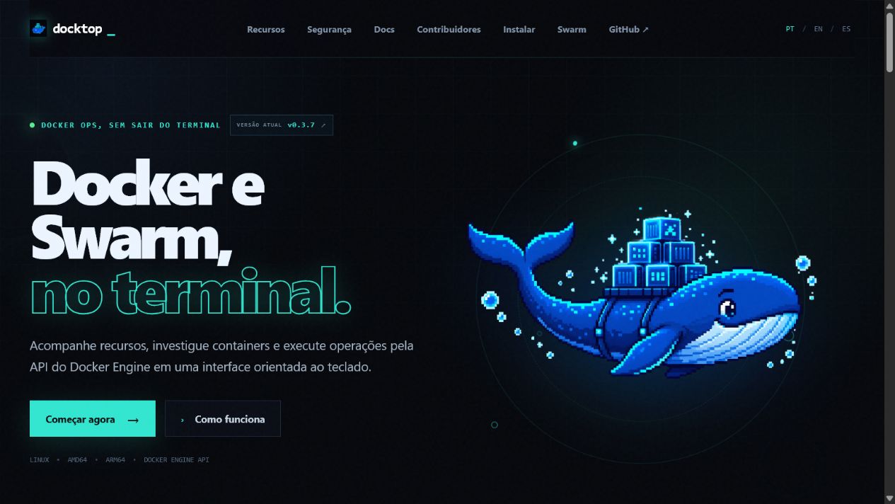 Site oficial do DockTop